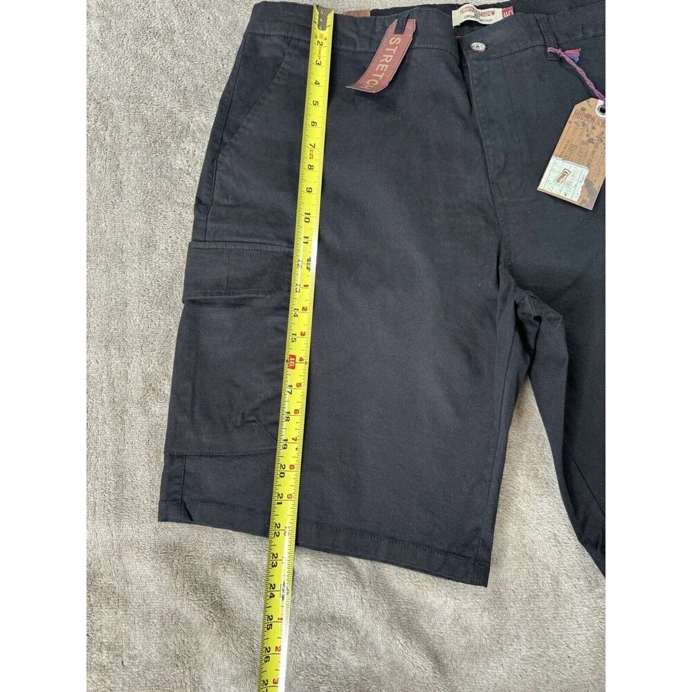 Hudson & Barrow Men’s Black Cargo Shorts Size 40 Lightweight Utility Outdoor - Picture 3 of 12